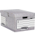 Archivbox Bankers Box 1181501, grau/weiß, Karton