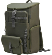 Laptop-Rucksack Kunstfaser grüngrau 27,0 l bis 39,6 cm (15,6 Zoll)