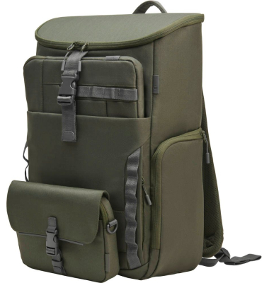 Laptop-Rucksack Kunstfaser grüngrau 27,0 l bis 39,6 cm (15,6 Zoll)