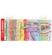 Textmarker swing cool NatureCOLORS, EO275/18-02-5, Packung, 18-farbig sortiert, 1-4mm Keilspitze