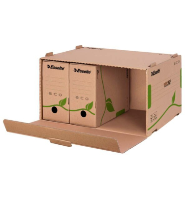 Archivcontainer ECO 623919, braun, Karton