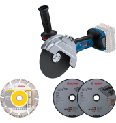 GWS 18V-180 P Akku-Winkelschleifer-Set 18,0 V, ohne Akku