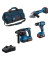 Combo Kit 18V (3) Akku-Bohrhammer-Set 18,0 V, mit 2 Akkus
