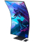 Odyssey Ark S55CG970NU Curved Monitor 138,0 cm (55,0 Zoll) schwarz