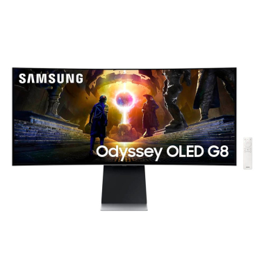  Monitor Odyssey G85SD S34DG850SU LS34DG850SUXEN, UW-QHD (3440x1440 Pixel), 0,03 ms, silber