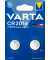 2 VARTA Knopfzelle CR2016 3,0 V