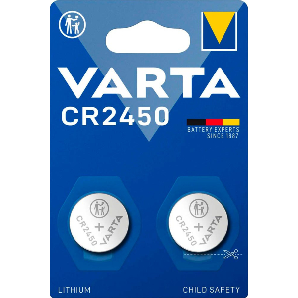 4008496747238 - CR 2450 KNOPFZELLE LITHIUM COIN BLISTER2 CR 2450 KNOPFZELLE L CR 2450 KNOPFZELLE LITHIUM COIN BLISTER2 4008496747238