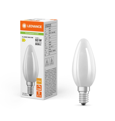 LED-Lampe PARATHOM CLASSIC B 60 E14 5,5 W matt