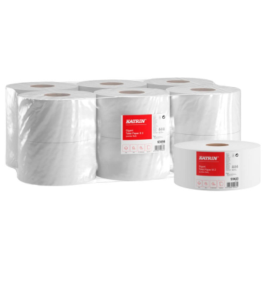 Toilettenpapier Gigant S2 93656, 2-lagig, weiß, 