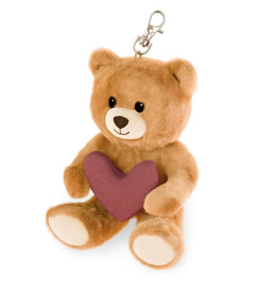 Schlüsselanhänger Hab dich lieb Teddy