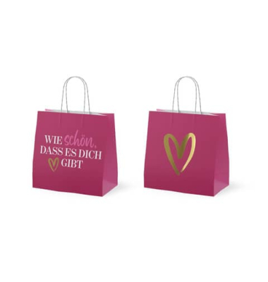 Geschenktasche 992713, Herz, 150mm x 150mm
