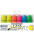 Textmarker 551414, Etui (6 #), farbig sortiert (neon), 2-5mm Keilspitze