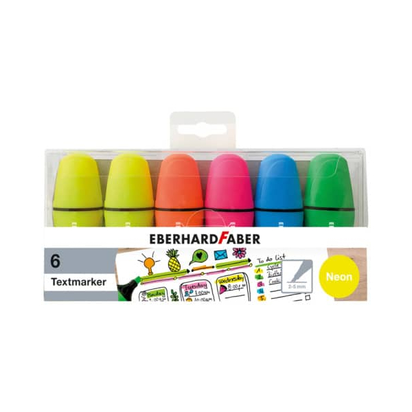 4087205514149 - Textmarker 551414 6-farbig sortiert 2-5mm 4087205514149 Eberhard Faber 4087205514149 - Textmarker 551414 6-farbig sortiert 2-5mm 4087205514149 Eberhard Faber