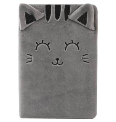 Notizbuch XL2052C, grau, A5, blanko, 80g, 48 Blatt / 96 Seiten
