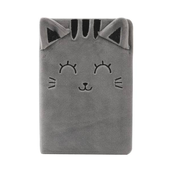 2 Stück ITOTAL Notizbuch XL2052C, XL, grau, A5, blanko, 80g, 48 Blatt / 96 Seiten 8053634000429 ITOTAL