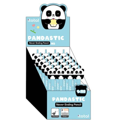Bleistift Never Ending Panda, XL2070E, Härte HB, blau