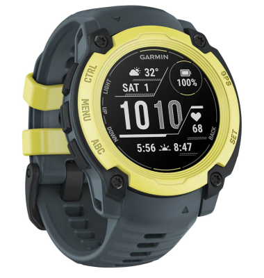 Instinct E Twilight Smartwatch dunkelgrün, lime