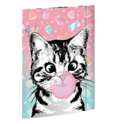 Gummizugmappe 45386, A3 bunt Karton 500g, mit 3 Einschlagklappen