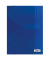 Gummizugmappe 46339, A4 blau Karton 350g, mit 3 Einschlagklappen