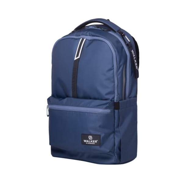 Walker Schulranzen 42625-470 Wizzard Rey, shark blue, mit Reißverschluss 9002638242488 Walker