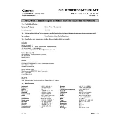 Lasertoner T-10L magenta