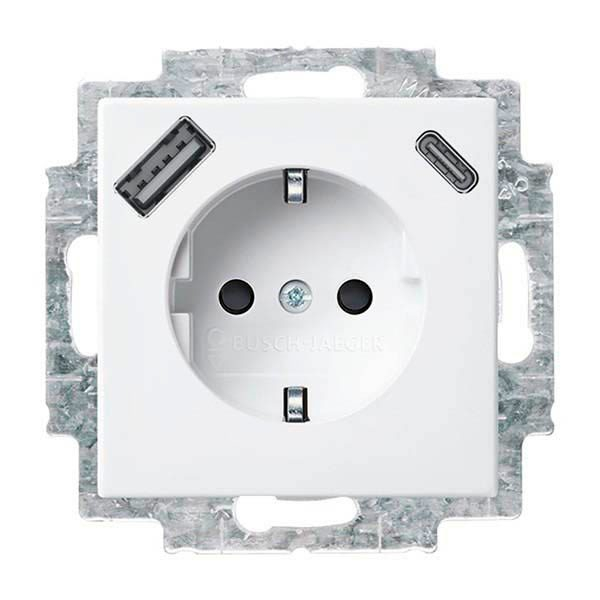 4011395329153 - Steckdose mit USB-Anschluss 4011395329153 BUSCH-JAEGER 4011395329153 - Steckdose mit USB-Anschluss 4011395329153 BUSCH-JAEGER