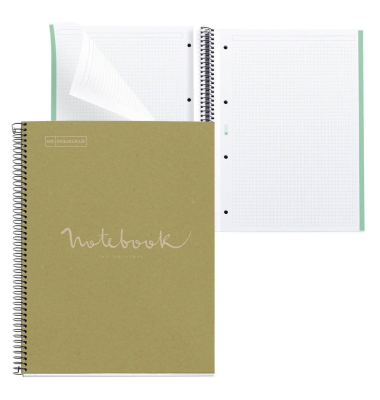Collegeblock A609155 Eco Emotions 1 / kariert, A4, 80g, 