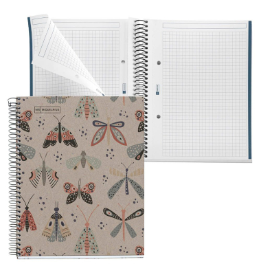 Collegeblock A610799 Eco Design 1 / kariert, A5, 80g, 