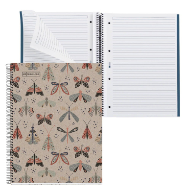 Collegeblock A610999 Eco Design 1 / liniert, A4, 80g, 
