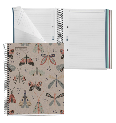 Collegeblock A611199 Eco Design 1 / liniert, A5, 80g, 