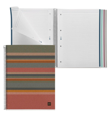 Collegeblock A616699 Eco Desgin 4 / liniert, A4, 80g, 
