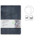 Notizbuch A821990, Stone Paper, schwarz, 14,2x20,5cm, blanko, 144g, 50 Blatt / 100 Seiten