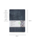 Notizbuch A821990, Stone Paper, schwarz, 14,2x20,5cm, blanko, 144g, 50 Blatt / 100 Seiten
