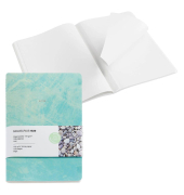 Notizbuch A822151, Stone Paper, grün, 14,2x20,5cm, blanko, 144g, 50 Blatt / 100 Seiten