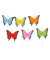 Deko Schmetterling 24ST bunt sort.