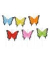 Deko Schmetterling 24ST bunt sort.