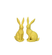 Osterhase Polyresin gelb sortiert