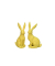 Osterhase Polyresin gelb sortiert