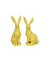 Osterhase Polyresin gelb sortiert