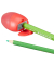Dosenspitzer doppelt Pencil-PalM2 rot