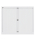 Cito Rollladenschrank verkehrsweiß 2 Fachböden 120,0 x 43,0 x 103,0 cm