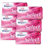 Toilettenpapier Select 1030807, 3-lagig, hochweiß, 180 Blatt / Rolle,