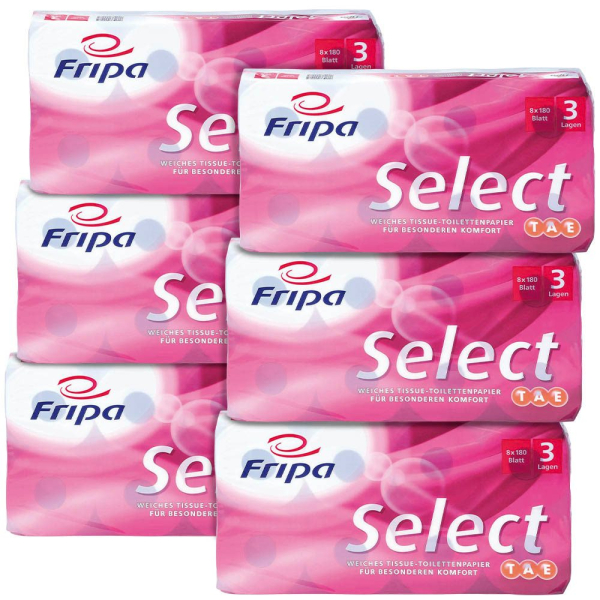 4000883100183 - Toilettenpapier Select 1030807 3-lagig hochweiß 180 Blatt Rolle 4000883100183 48 Rolle 4000883100183 - Toilettenpapier Select 1030807 3-lagig hochweiß 180 Blatt Rolle 4000883100183 48 Rolle