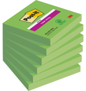 Haftnotizen 7100263204, Super Sticky Notes, 76x76mm, immergrün, quadratisch