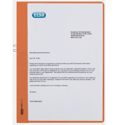 Klemmhefter 400001027, A4 orange