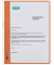 Klemmhefter 400001027, A4 orange