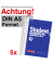 Collegeblock 1067951 Student Kleinformat / liniert, A5, 70g, 