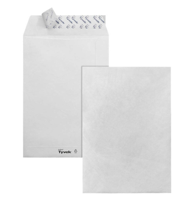 Versandtaschen Tyvek Pocket 00011790, C5, ohne Fenster, haftklebend, 55g, weiß