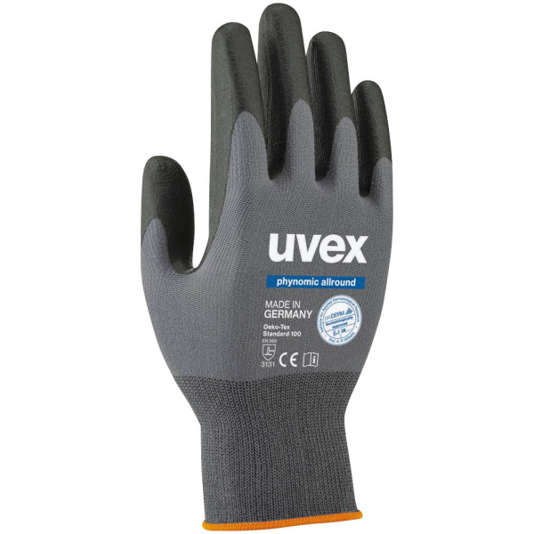 4048612136409 - Arbeitshandschuhe phynomic allround Aqua-Polymer-Schaum grau schwarz Größe 10 XL 4048612136409 uvex 4048612136409 - Arbeitshandschuhe phynomic allround Aqua-Polymer-Schaum grau schwarz Größe 10 XL 4048612136409 uvex
