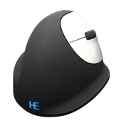 HE Ergo Vertical Mouse Größe M rechts Maus ergonomisch kabellos schwarz, silber